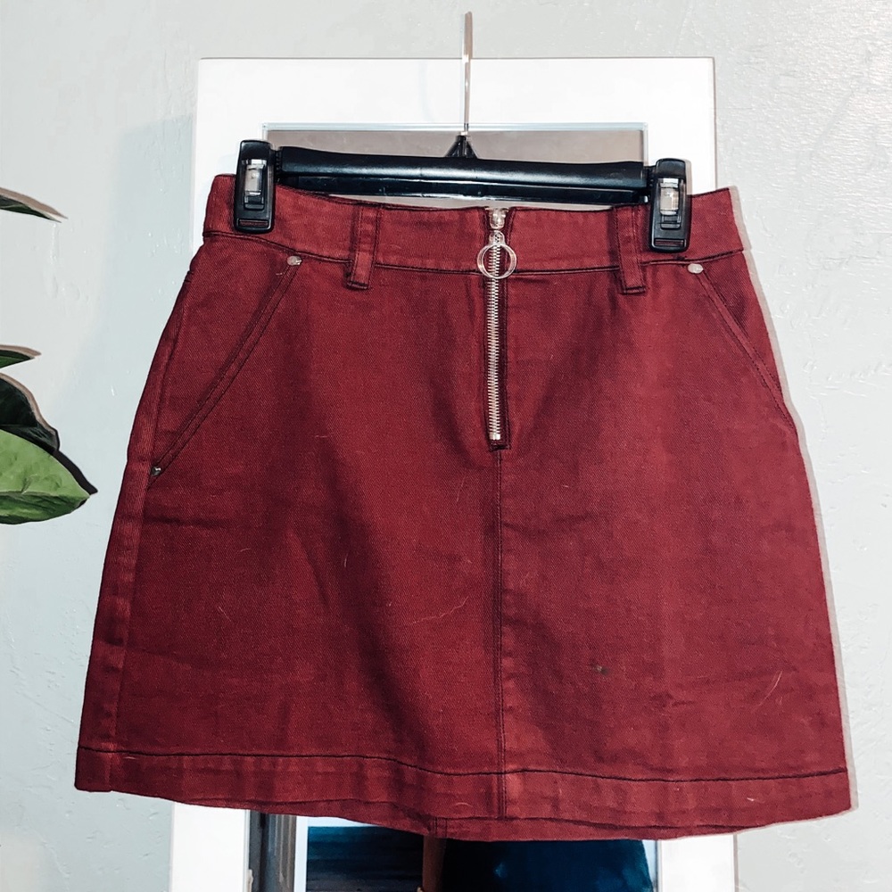 Denim Mini Skirt